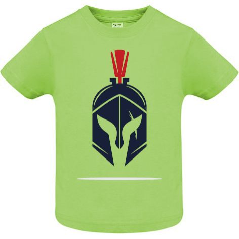 Tricou copii - Cască neagră de războinic