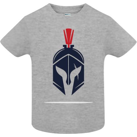 Tricou copii - Cască neagră de războinic