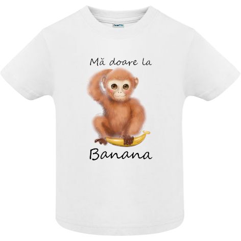 Tricou copii - Ma doare la banana