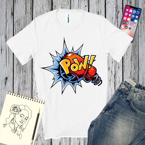 Tricou bărbați - POW!