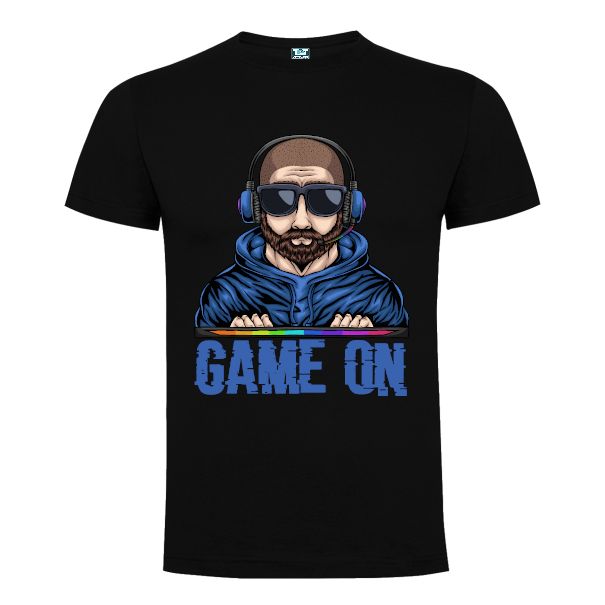 Tricou regular din bumbac pentru bărbați - Game On un element vestimentar indispensabil pasionaților de jocuri Tricou bărbați - Game On