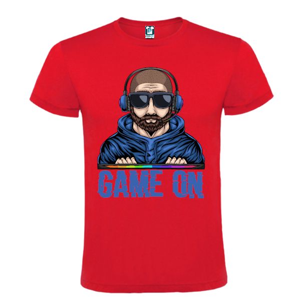 Tricou regular din bumbac pentru bărbați - Game On un element vestimentar indispensabil pasionaților de jocuri Tricou bărbați - Game On