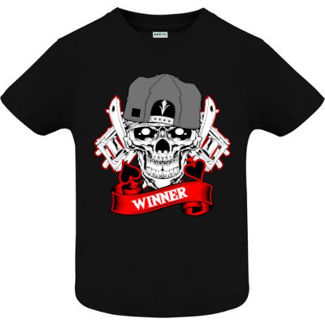 Tricou copii - Winner Skull