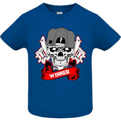 Tricou copii - Winner Skull
