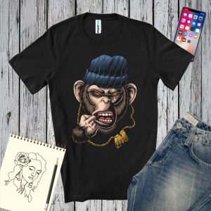 Tricou bărbați - Maimuța Gangster