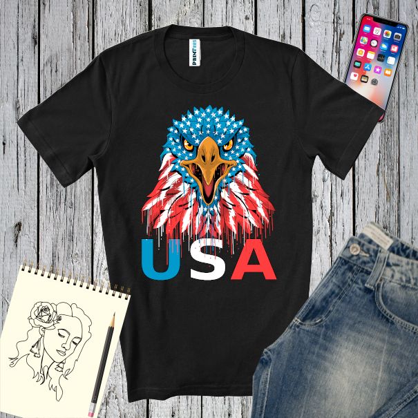 Tricou bărbați - USA Eagle