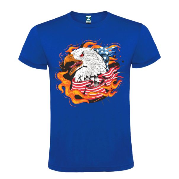 Tricou bărbați - Vulturul cu drapel