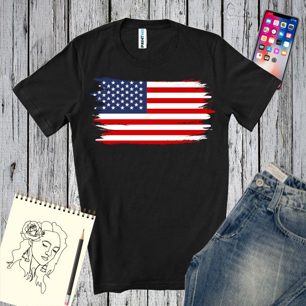 Tricou bărbați - American Flag