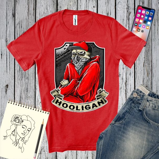 Tricou bărbați - Red Hooligan