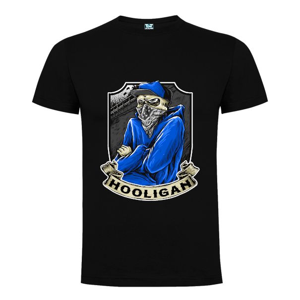 Tricou bărbați - Blue Hooligan - pentru cei mai extremiști suporteri ai unei echipe cu echipament albastru Tricou bărbați - Blue Hooligan