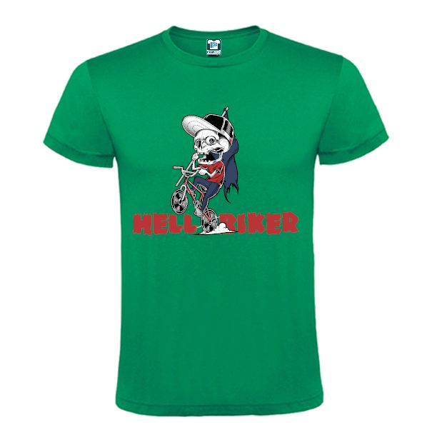 Tricou bărbați - Hell Biker - pentru bikeri talentați în trickuri periculoase Tricou bărbați - Hell Biker