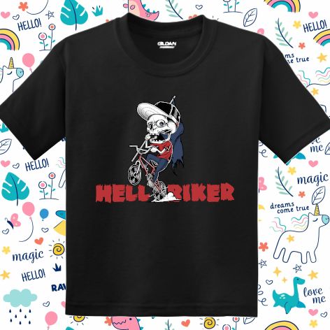 Tricou copii - Hell Biker