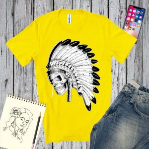 Tricou bărbați - Indian Skull