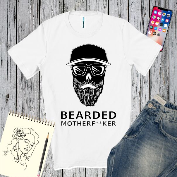 Tricou bărbați - Bearded MF