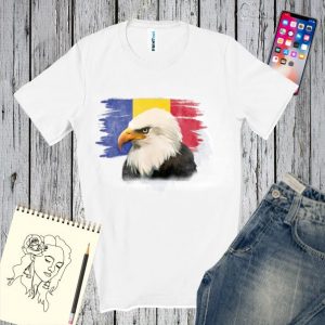 Tricou bărbați - Acvila cu tricolor