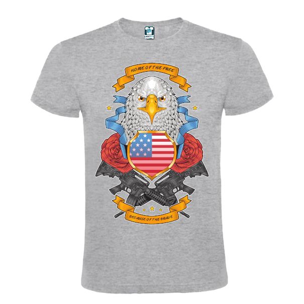 Tricou bărbați - Because Of The Brave