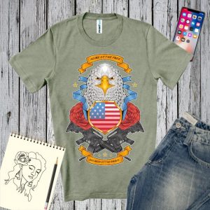 Tricou bărbați - Because Of The Brave