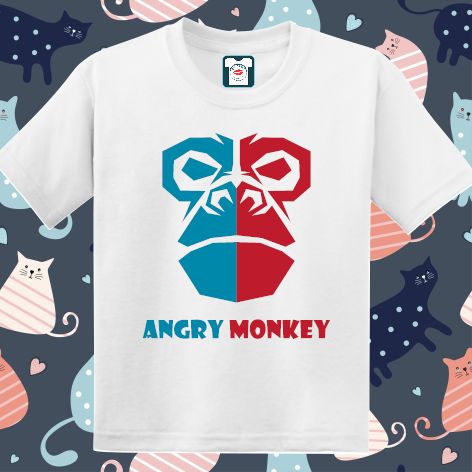 Tricou copii - Angry Monkey