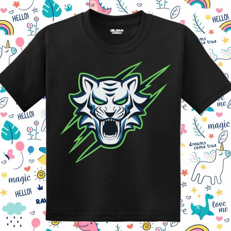 Tricou copii - Green Tiger