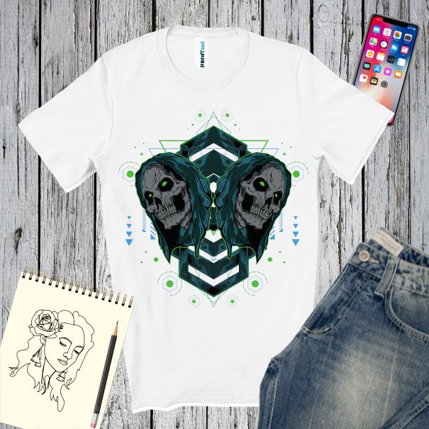 Tricou bărbați - Doi demoni