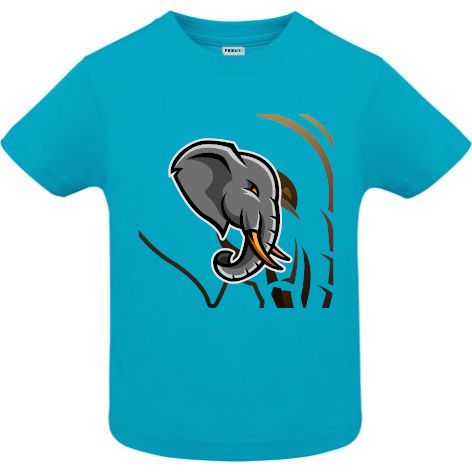 Tricou copii - Elefant din profil
