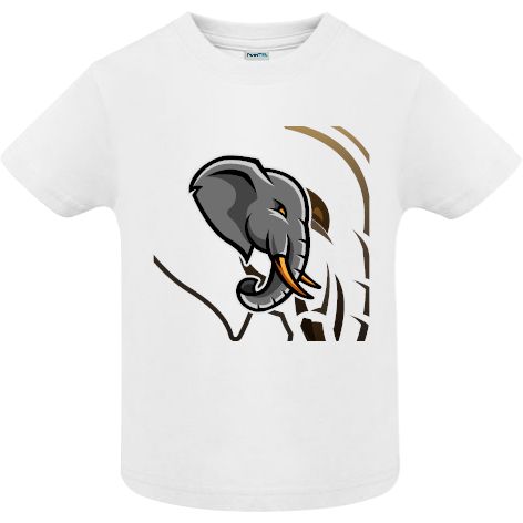 Tricou copii - Elefant din profil