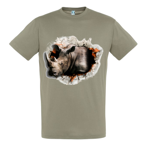 Tricou bărbați - Rinocer