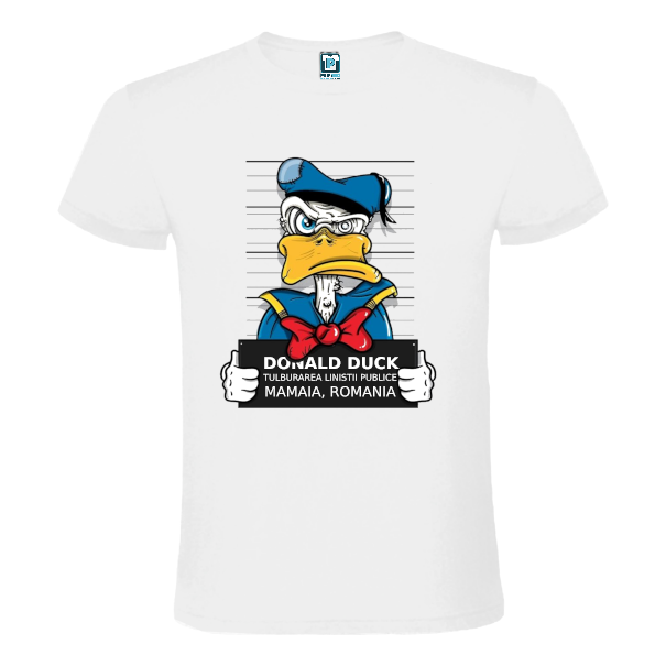 Tricou bărbați - Donald arestat