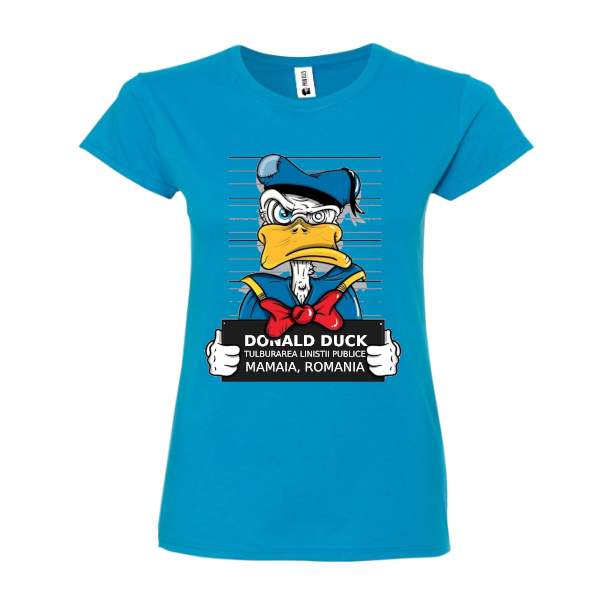 Tricou damă - Donald arestat