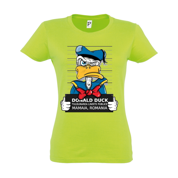 Tricou damă - Donald arestat