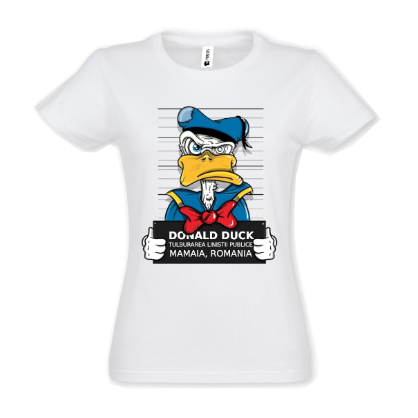 Tricou damă - Donald arestat