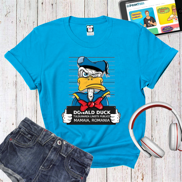 Tricou damă - Donald arestat