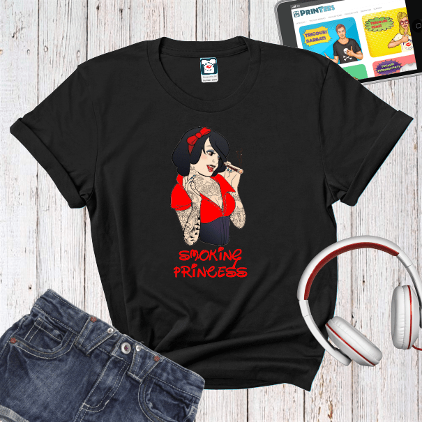 Tricou damă - Smoking Princess
