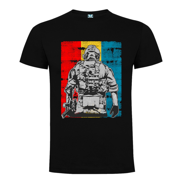 Tricou bărbați - Soldat la drapel
