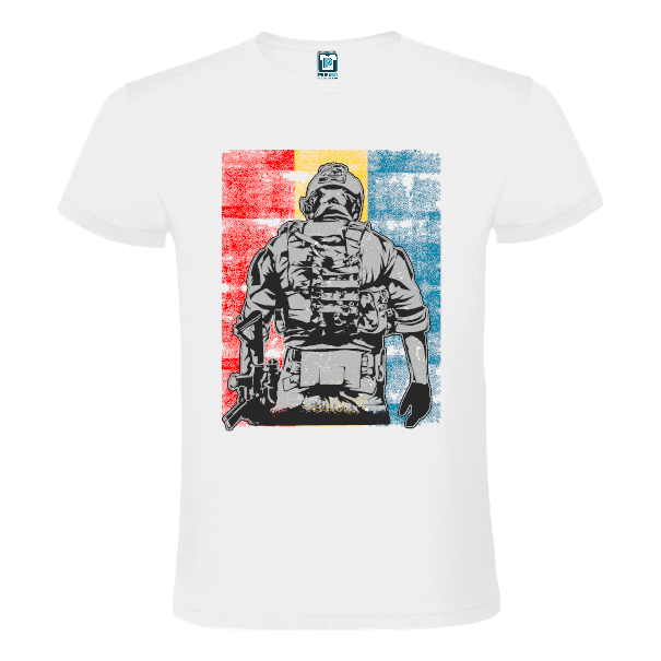 Tricou bărbați - Soldat la drapel