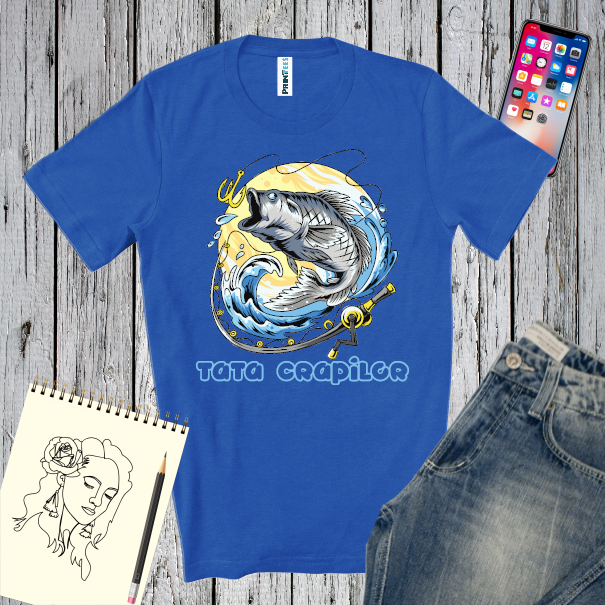 Tricou bărbați - Tata crapilor