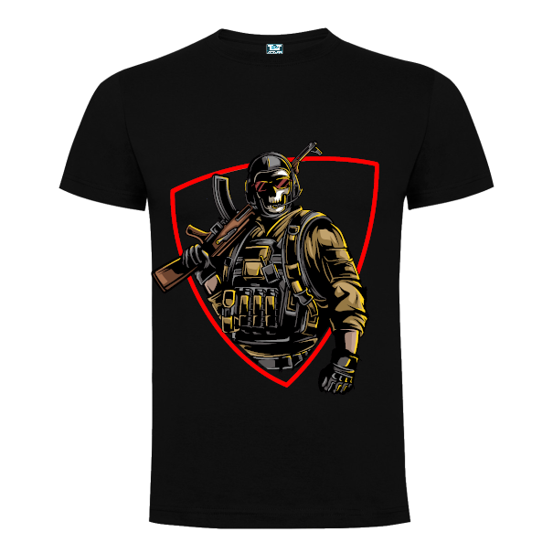 Tricou bărbați - Craniu Soldat