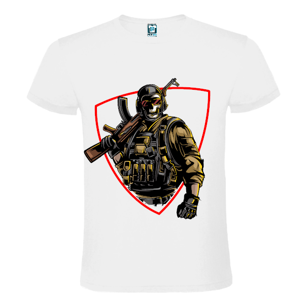 Tricou bărbați - Craniu Soldat