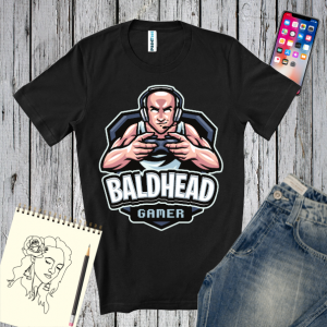 Tricou bărbați - Baldhead Gamer
