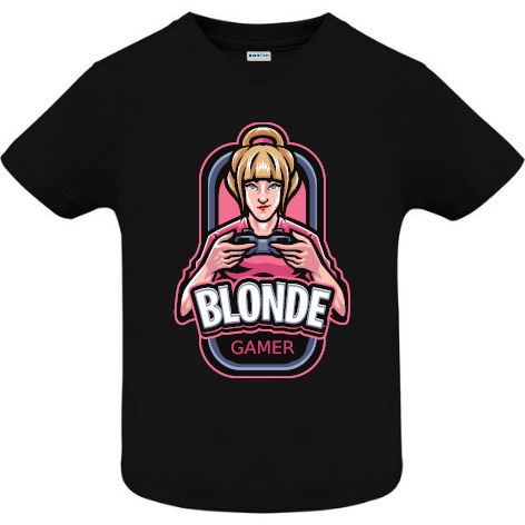 Tricou copii - Blonde Gamer