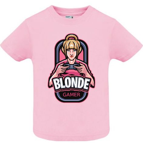Tricou copii - Blonde Gamer