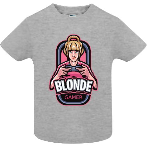Tricou copii - Blonde Gamer