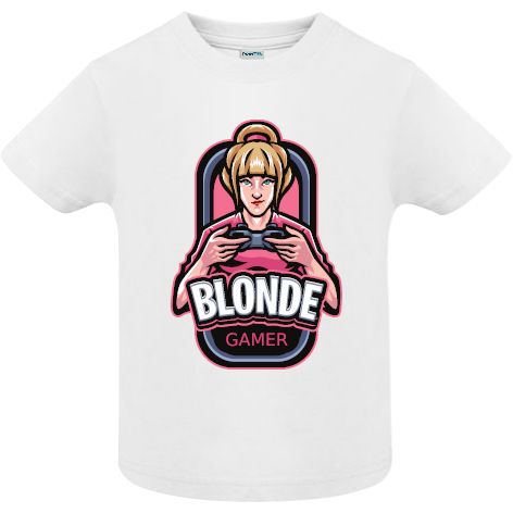 Tricou copii - Blonde Gamer