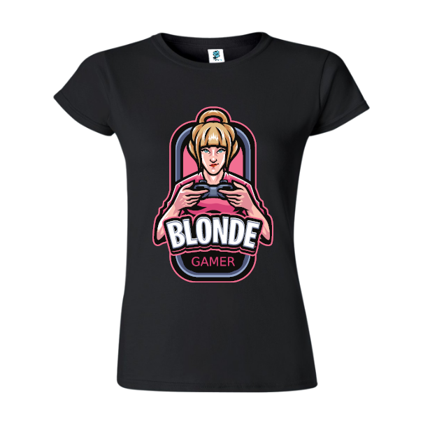 Tricou damă - Blonde Gamer