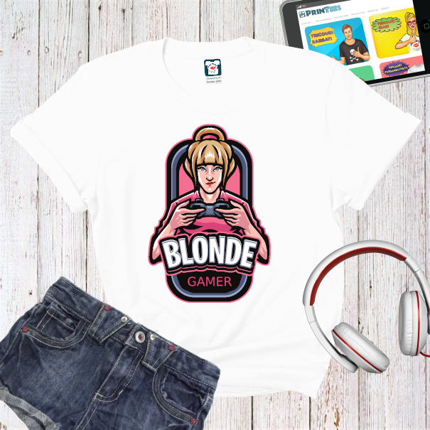 Tricou damă - Blonde Gamer