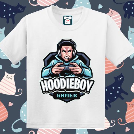 Tricou copii - Hoodieboy Gamer
