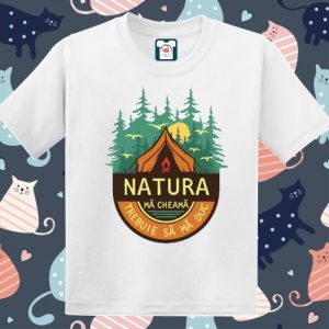 Tricou copii - Natura mă cheamă