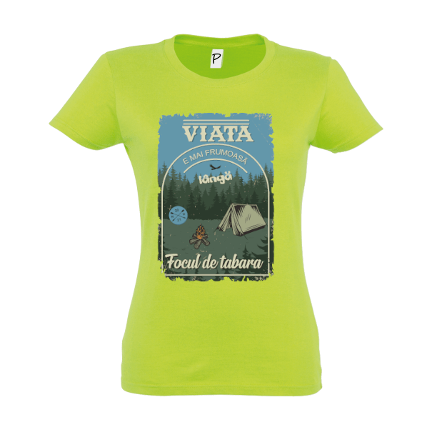 Tricou damă - Focul de tabără