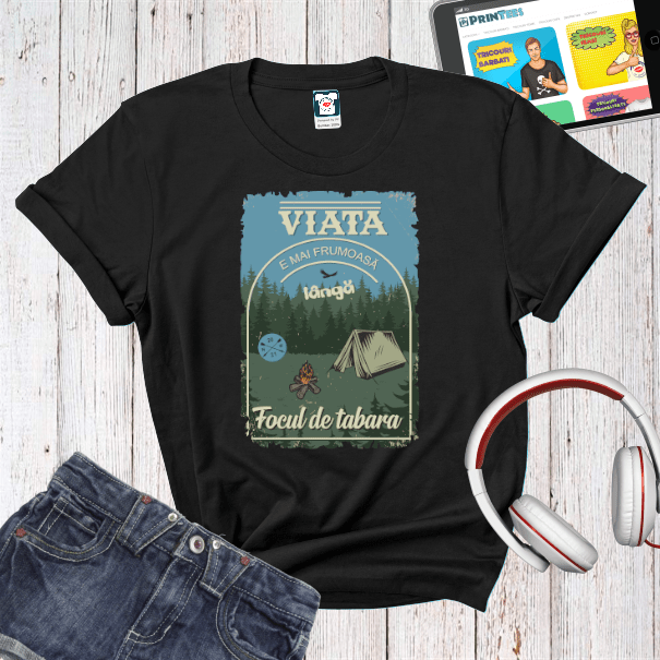 Tricou damă - Focul de tabără