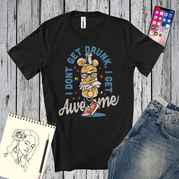 Tricou bărbați- I don't get drunk